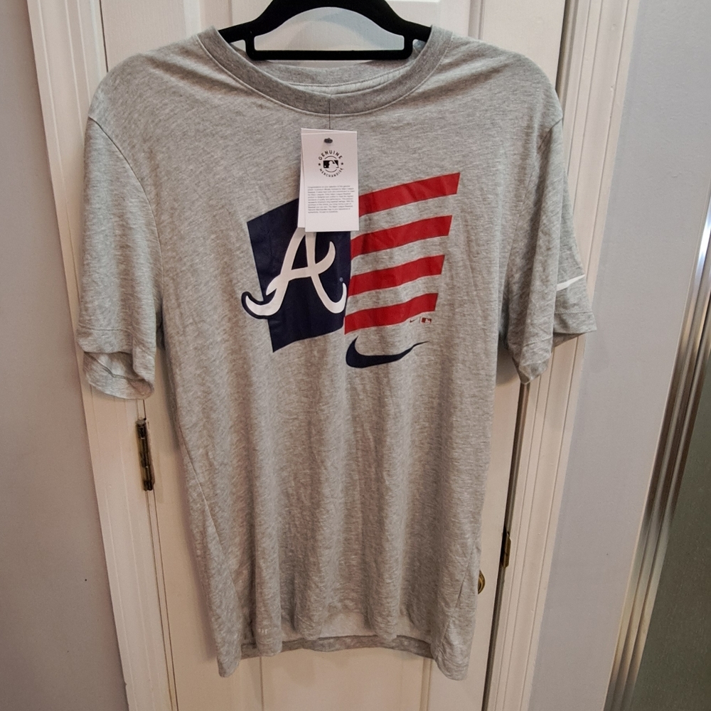 Nike Atlanta Braves officially licensed MLB 2021 Dri fitTee shirt
